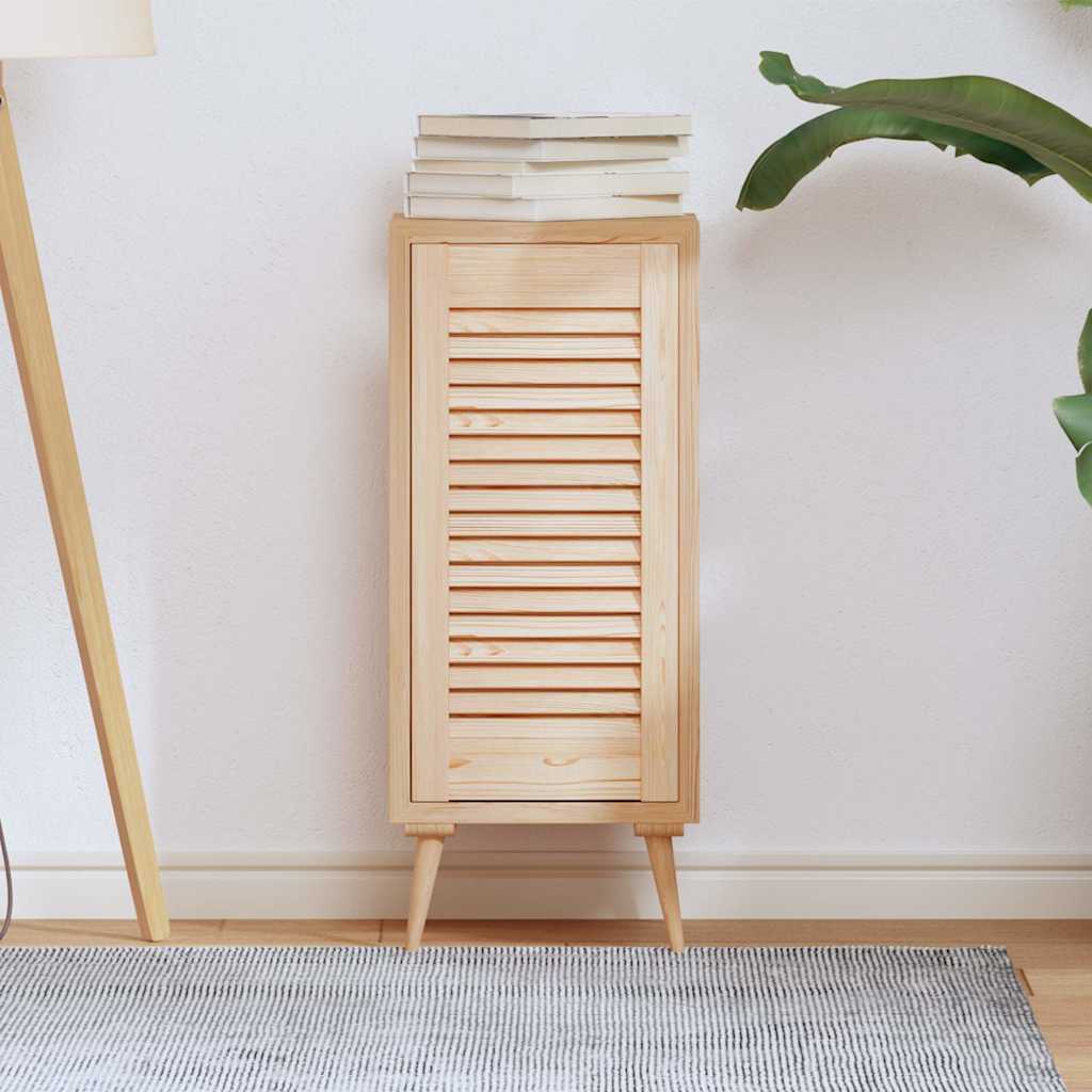 Anta Con Design A Lamelle 61,5x29,5 Cm In Legno Di Pino