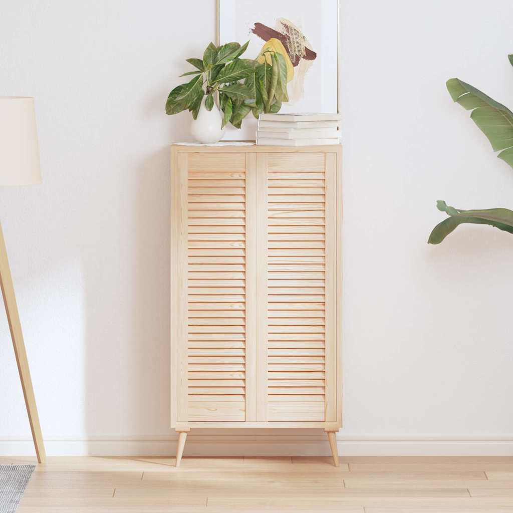 Ante Con Design A Lamelle 2 Pz 99x29,5 Cm In Legno Di Pino