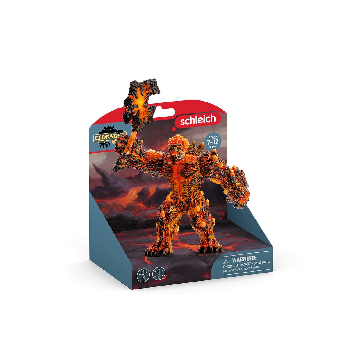 Personaggio Schleich Eldrador Range - Lava Golem With Weapon 42447 - Image 5