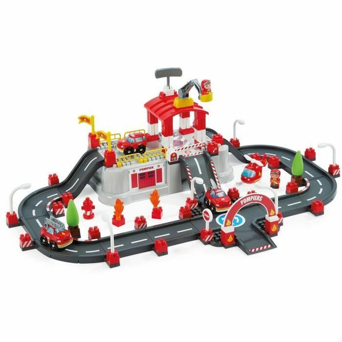 Circuito Di Costruzioni Bomberos Ecoiffier 1349