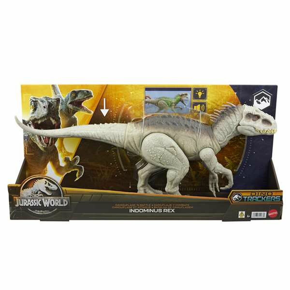 Dinosauro Jurassic World Indominus Rex 53 Cm Plastica Dinosauro
