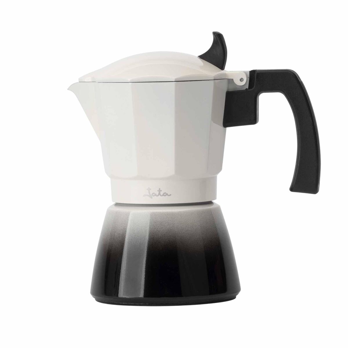 Caffettiera Italiana Jata Hcaf2403 Crema Alluminio 3 Tazze