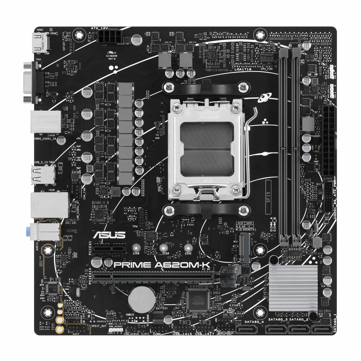Scheda Madre Asus 90mb1f40-M0eay0 Amd Am5 Amd A620