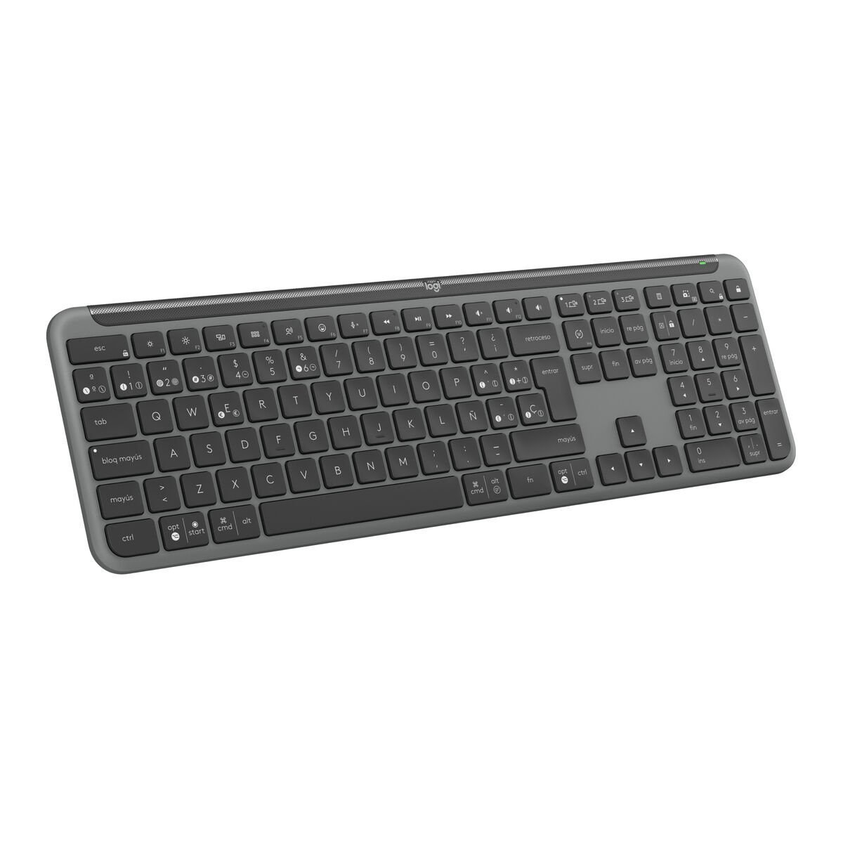 Tastiera Wireless Logitech 920-012455 Grafite Qwerty