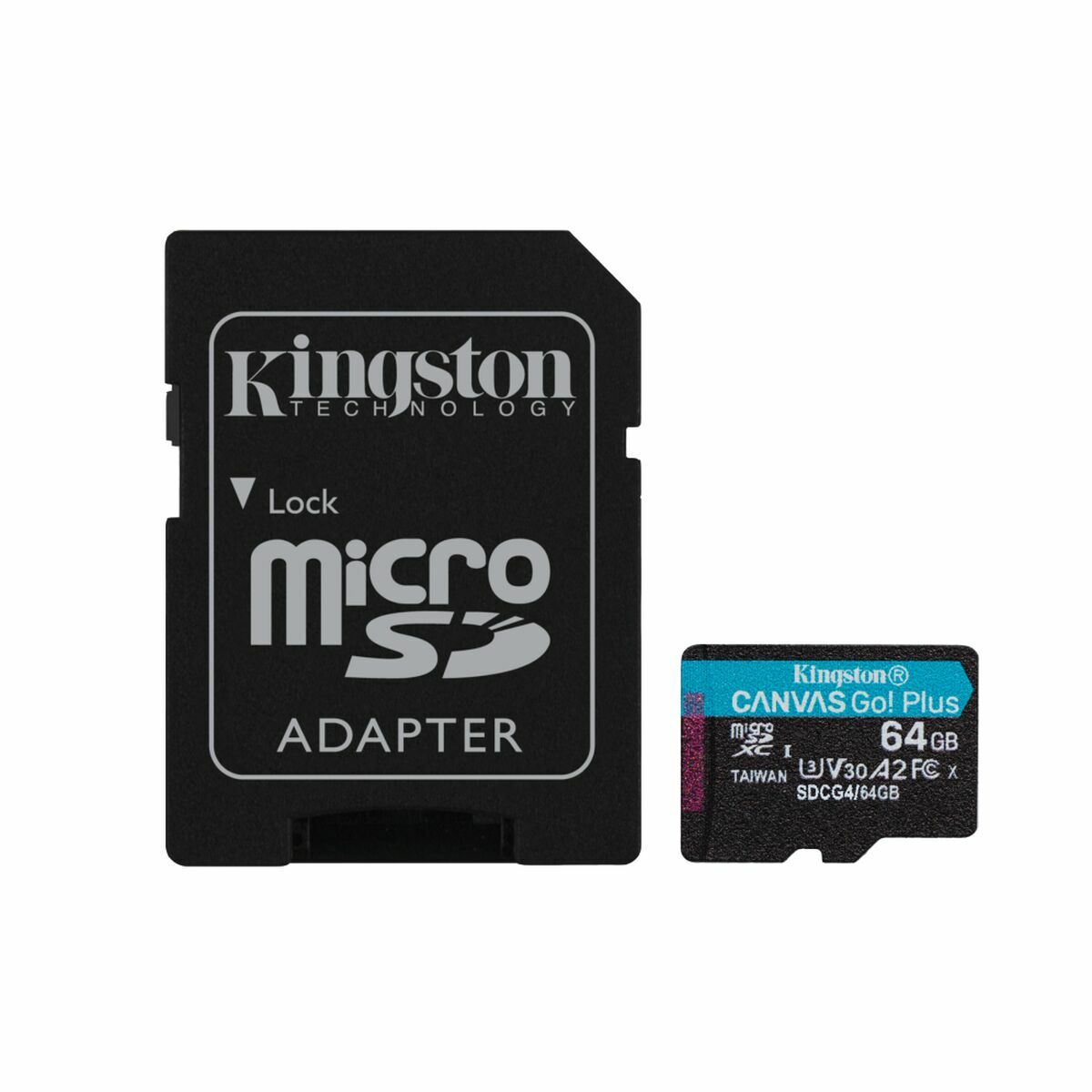 Scheda Di Memoria Micro Sd Con Adattatore Kingston Sdcg4/64gb