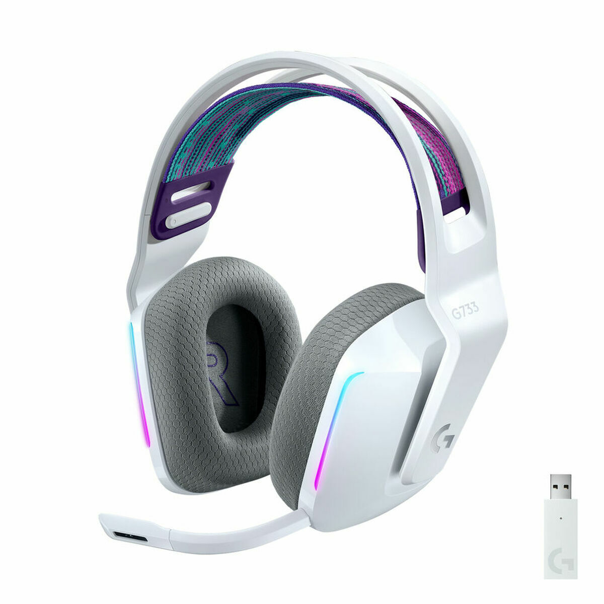 Auricolari Senza Fili Logitech G733 Lightspeed Headset Bianco
