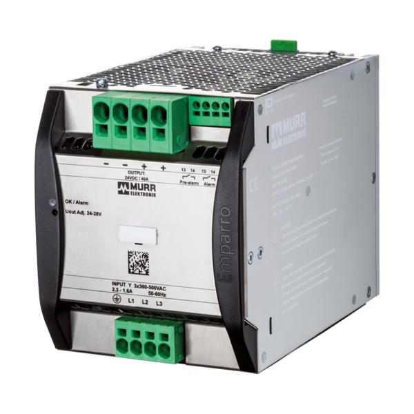 Murr Emparro Schaltnetzteil 3- 85693 Phasig In: 360 -500vac Out: 24-28v/40ad