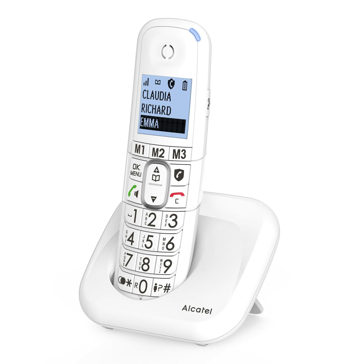 Telefono Senza Fili Alcatel Xl785 Bianco Azzurro