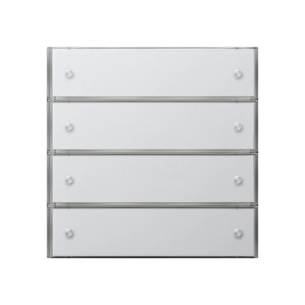 Gira Tastsensor 3 Komfort 4-Fach 2034112 Knx Flächenschalter Reinweiß