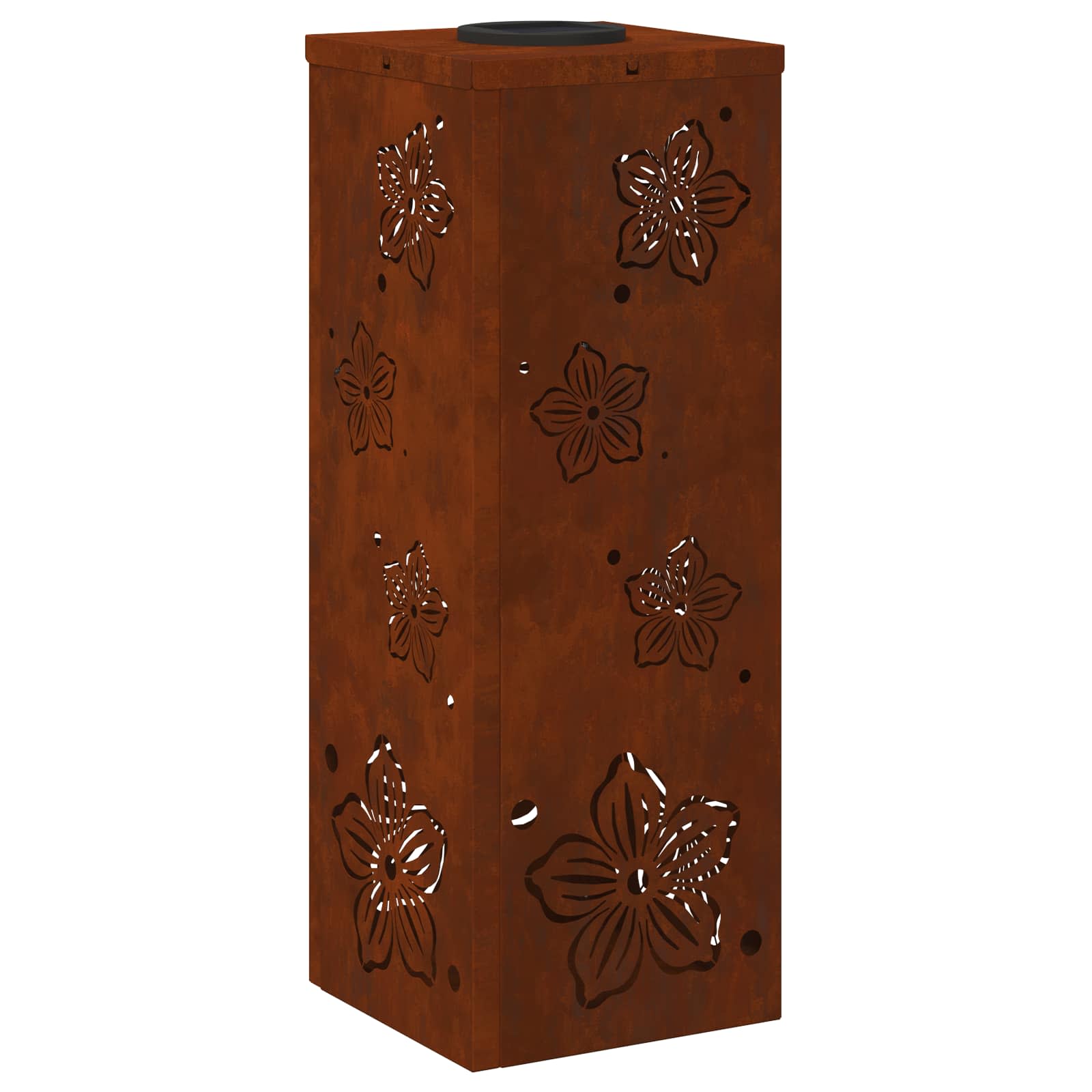 Faro Led Solare Per Sentieri 2 Pcs Acciaio Corten - Image 6
