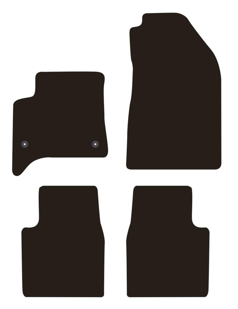 Tappeti Moquette Tailor Citroen C3 Aircross 24> / Opel Frontera 24> (ibride Mild)