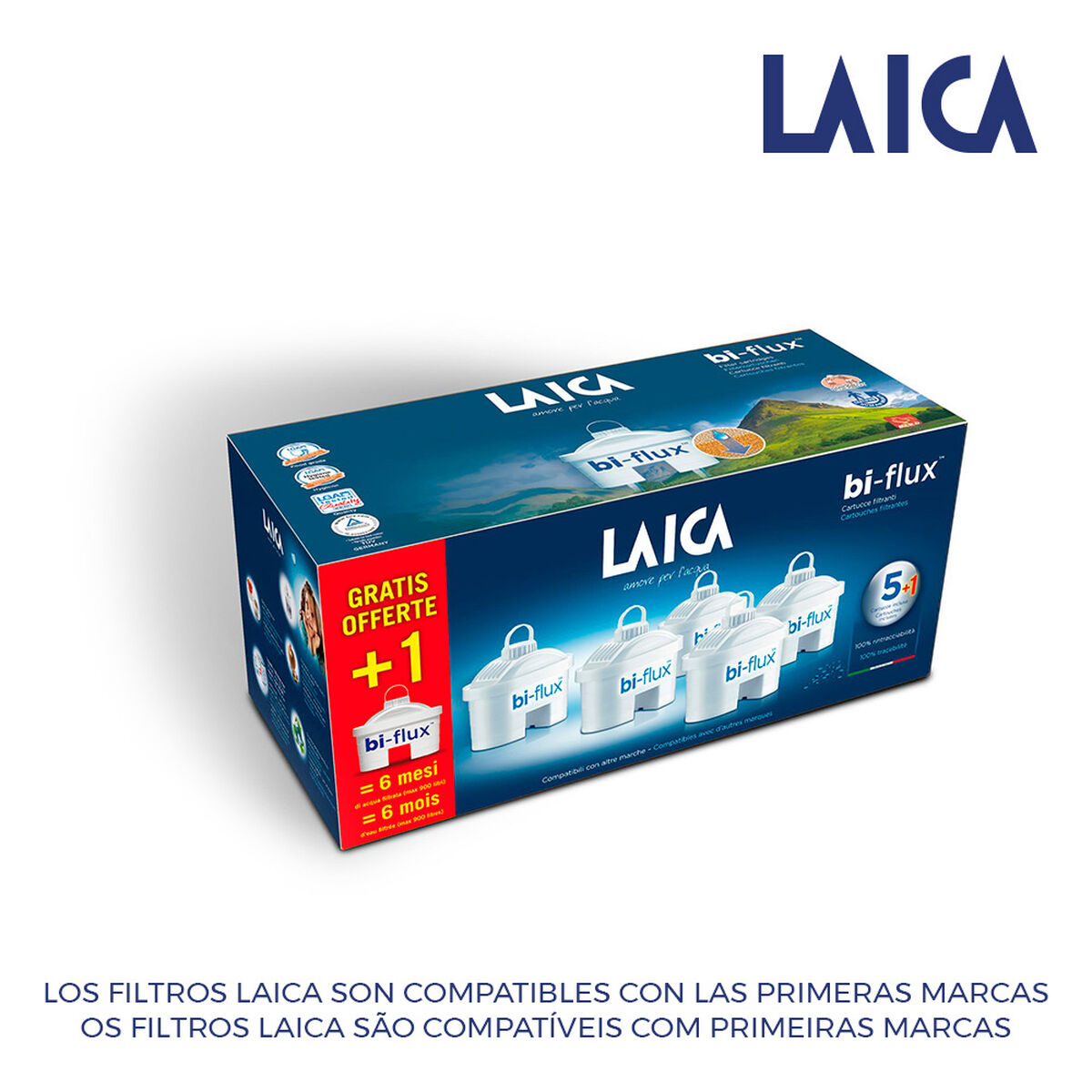 Filtro Per Brocca Filtrante Laica F6s Pack
