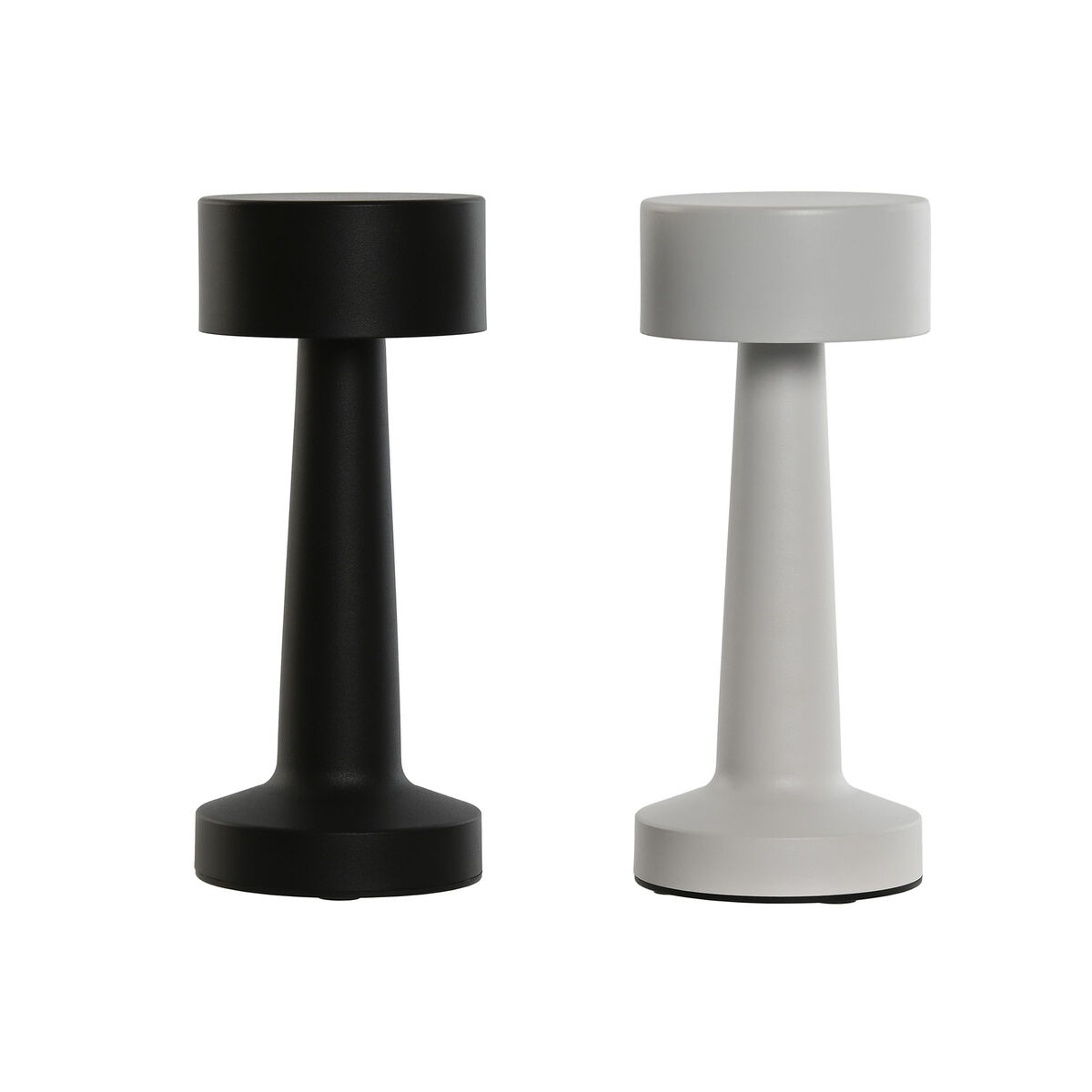 Lampada Da Tavolo Home Esprit Bianco Nero 9 X 9 X 21 Cm (2 Unità)