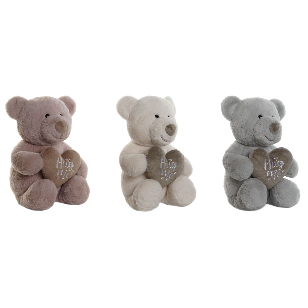 Peluche Home Esprit Azzurro Bianco Rosa 25 X 30 X 37 Cm (3 Unità)