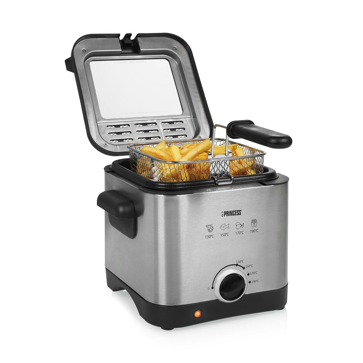 Friggitrice Princess 01.182612.01.001minifreidora Acciaio 1000 W 1,5 L