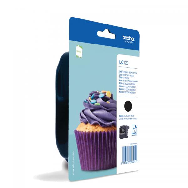 Brother Lc123bk - Resa Elevata - Nero