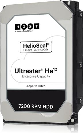 Hgst Ultrastar He12 12tb Hdd Sas 12gb/s 512e Se 7200rpm Huh721212al5204 24x7 8,9cm 3.5" Bulk (0f29532)