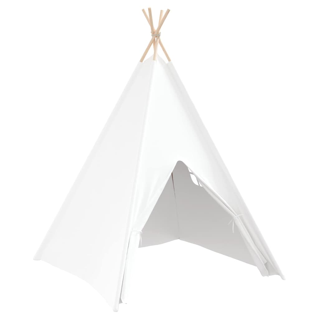 Tenda Teepee Bianco 120 X 120 X 150 Cm Tessuto E Plastica - Image 5