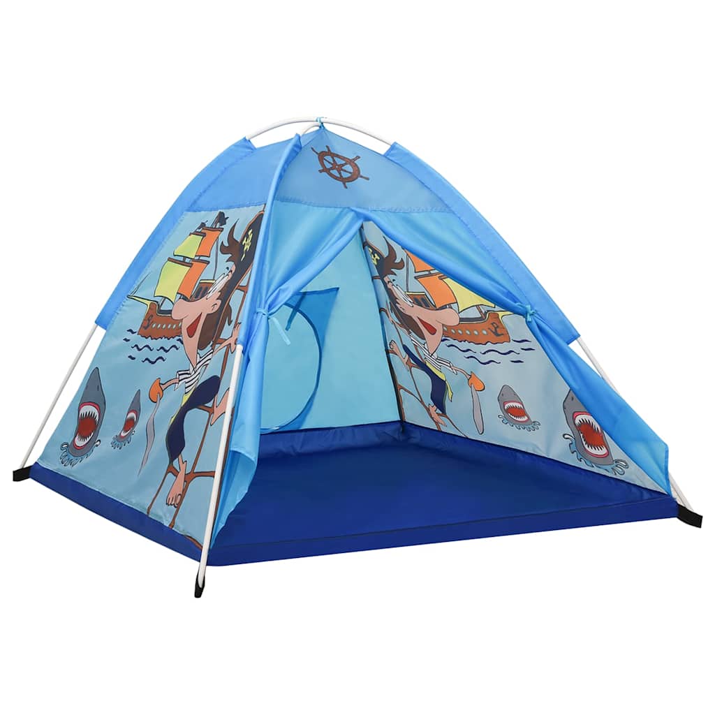 Tenda Da Gioco Per Bambini Blu Con 250 Palline 120x120x90 cm - Image 3