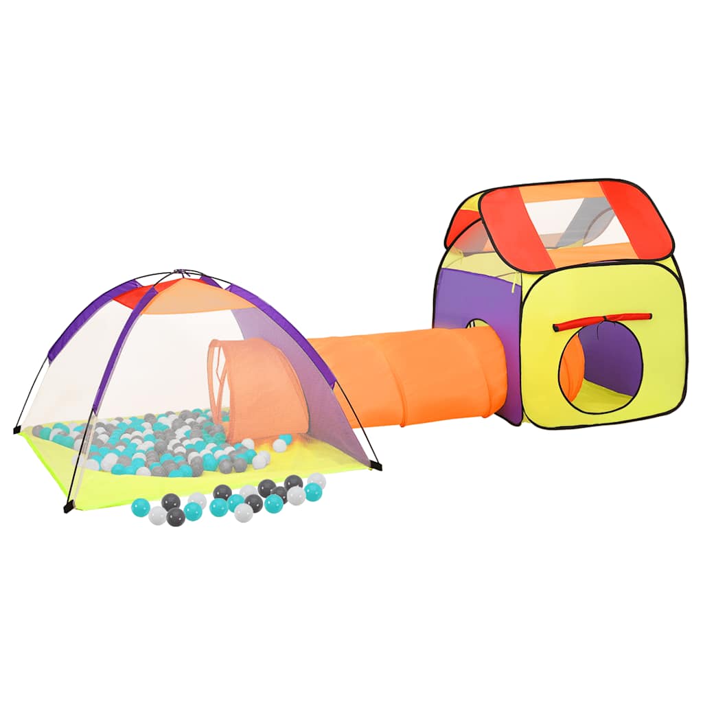 Tenda Da Gioco Bambini 250 Palline Multicolore 338x123x111 cm