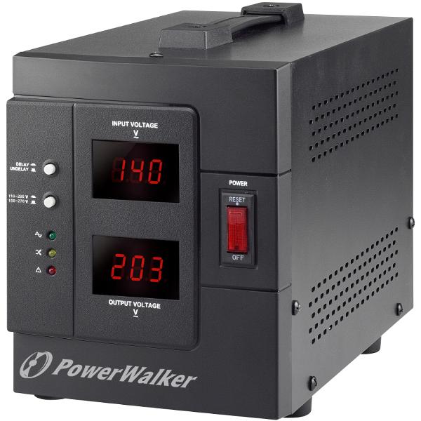 Powerwalker Avr 1500/siv Regolatore Di Tensione 230 V 2 Presa[e] Ac Nero (powerwalker Avr 1500/siv - Automatisk)