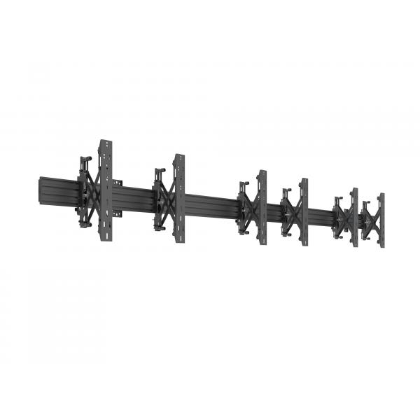 Multibrackets 4139 Supporto Per Display Espositivi 165,1 Cm [65] Nero (multibrackets M Wallmount Pro Mbw3x1u Push In Pop Out Black)