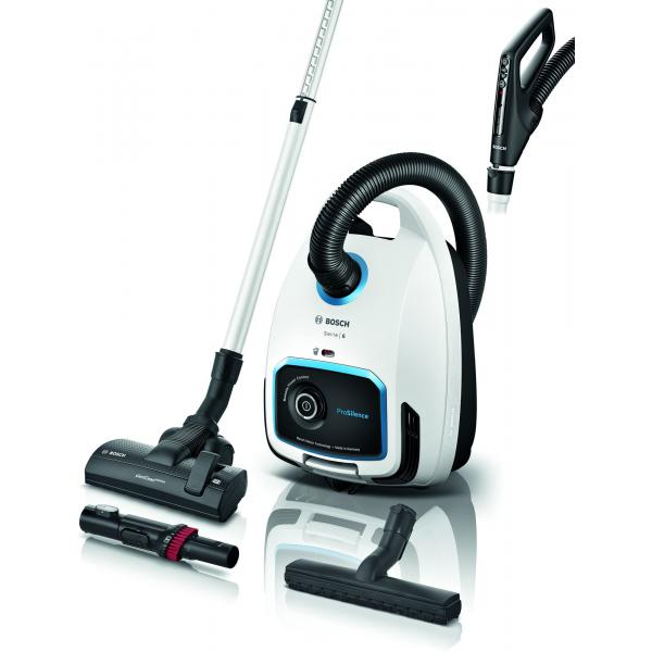 Bosch Serie 6 Bgb6sil1 Aspirapolvere Con Sacco Prosilence Bianco (bosch Serie § 6 Bgb6sil1 Prosilence -)