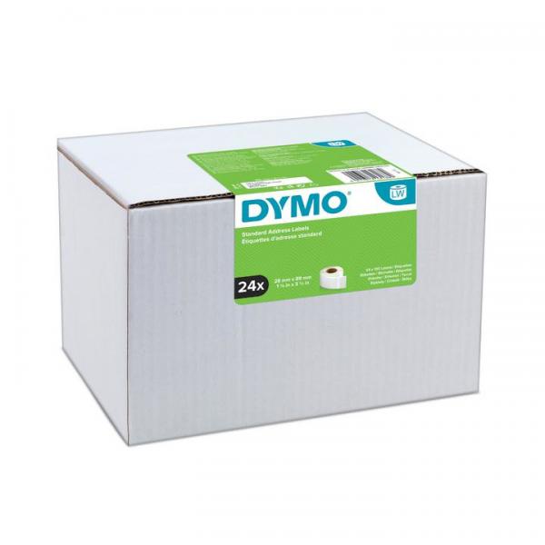 Dymo Lw - Etichette Indirizzi Standard - 28 X 89 Mm - S0722360 (dymo 99010 24 Rolls Labelwriter Standard Address Labels)