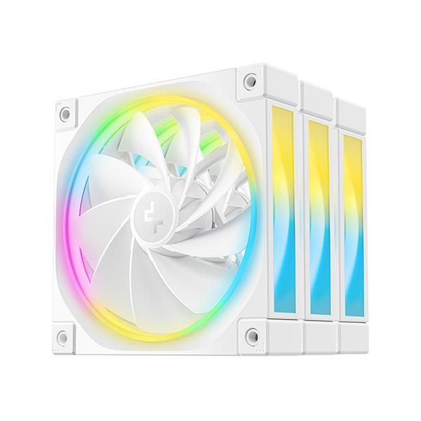 Deepcool Fl12r WH-3 In 1 Case Per Computer Ventilatore 12 Cm Bianco 3 Pz (deepcool Fl12 120mm Pwm 3 Pack Reverse White Fan - High Performance, Low no