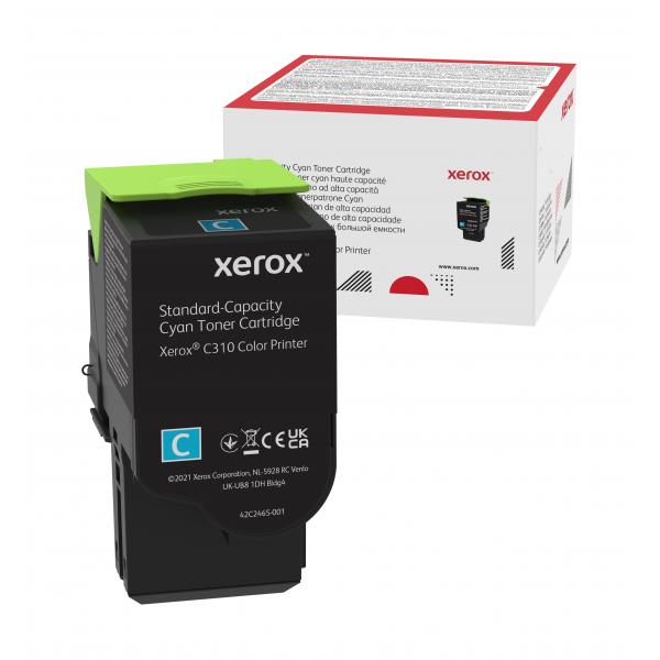 Xerox Cartuccia Toner Ciano A Capacità Standard Da 2000 Pagine Per Stampante A Colori ® C310?/?multifunzione A Colori ® C315 [006r04357] (xerox C310