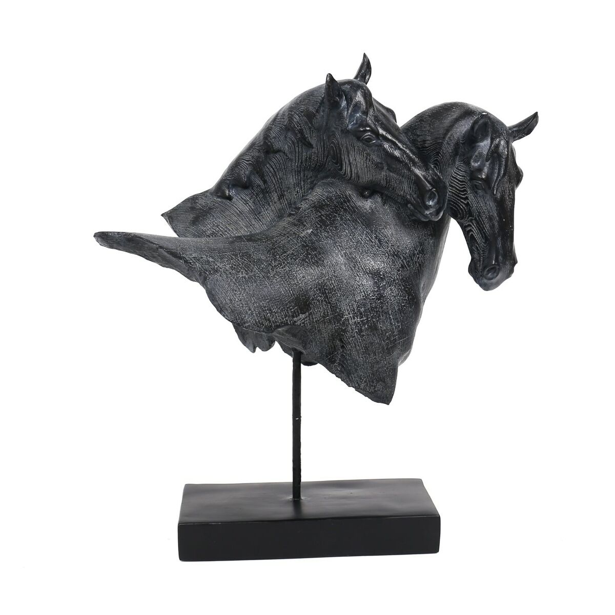 Statua Decorativa Home Esprit Resina Cavalli 41,5 X 21,5 X 47 cm