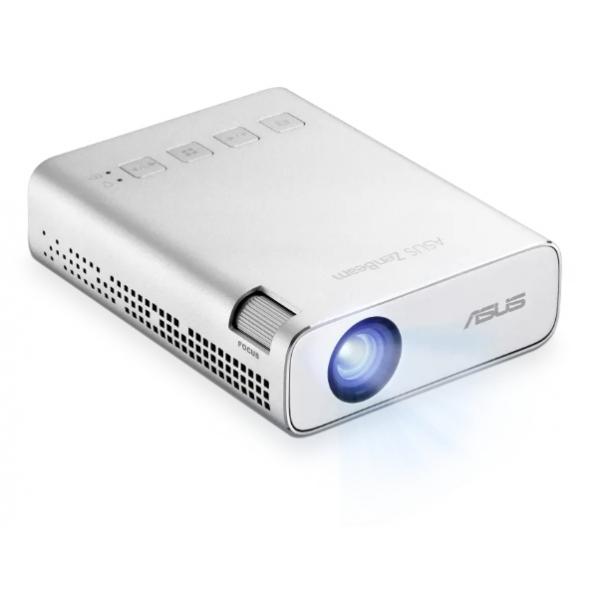 Asus Zenbeam E1r Proiettore A Raggio Standard 200 Ansi Lumen Led Wvga [854x480] Argento (asus Zenbeam E1r - DlP-Projektor - WI-)