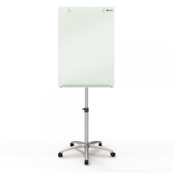 Nobo Portablocco Magnetico Portatile In Vetro Diamond (nobo 1903949 Diamond Glass Mobile Magnetic Flipchart Easel)
