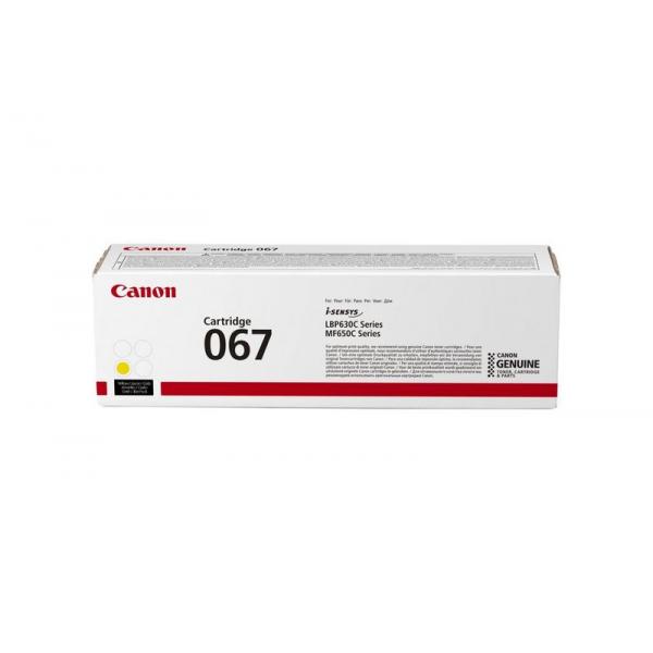 Canon 067 Cartuccia Toner 1 Pz Originale Giallo (067 Toner Cartridge 1 Pc[s] - Original Yellow - Warranty: 12m)