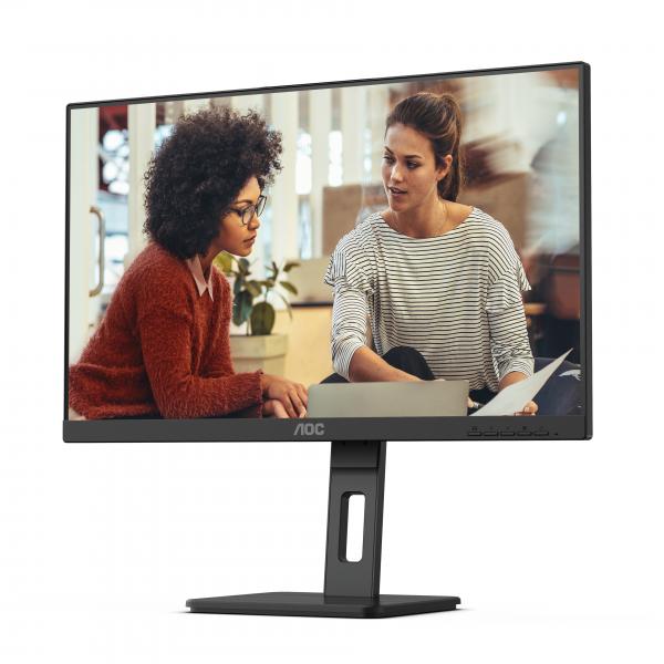 Aoc Q27e3umf Monitor Pc 68,6 Cm [27] 2560 X 1440 Pixel Quad Hd Nero (aoc 27 Qhd 75hz Height Adjust Monitor)