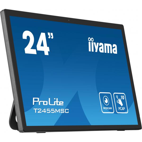 Iiyama T2455msC-B1 Monitor Pc 61 Cm [24] 1920 X 1080 Pixel Full Hd Led Touch Screen Nero (24 Prolite T2455msC-B1 MultI-Touch Monitor - 24 Black Led T