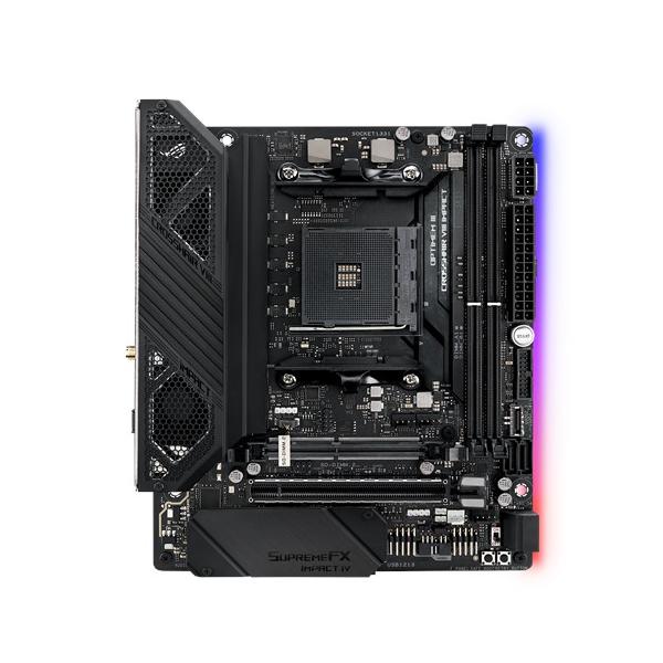 Asus Rog Crosshair Viii Impact Amd X570 Socket Am4 Mini Dtx (rog Crosshair Viii Impact X570,amd X570, Am4, 2 X Dimm, Max. 64gb, Ddr4, Intel I211-At,