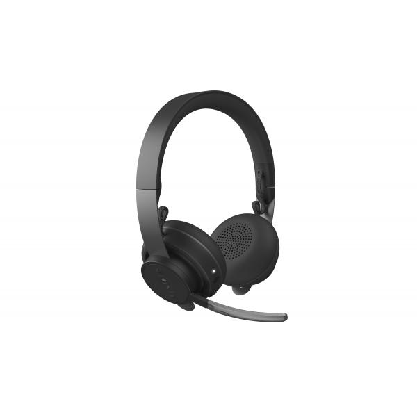 Logitech Zone Wireless Uc (logitech Headset Zone Wireless [ms Teams] Anc 2.0 Usb Bt Graphite UsB-A-Empf?nger, UsB-C-Adapter, Bluetooth 5.0)