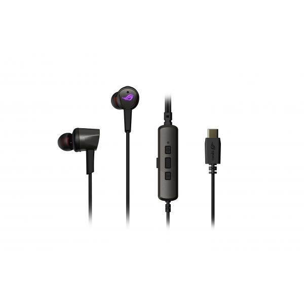 Asus Rog Cetra Ii Cuffie Cablato IN-Ear Gaming Usb TipO-C Nero (rog Cetra Ii Headphones Wired - IN-Ear Gaming Usb TypE-C - Black - Warranty: 12m)