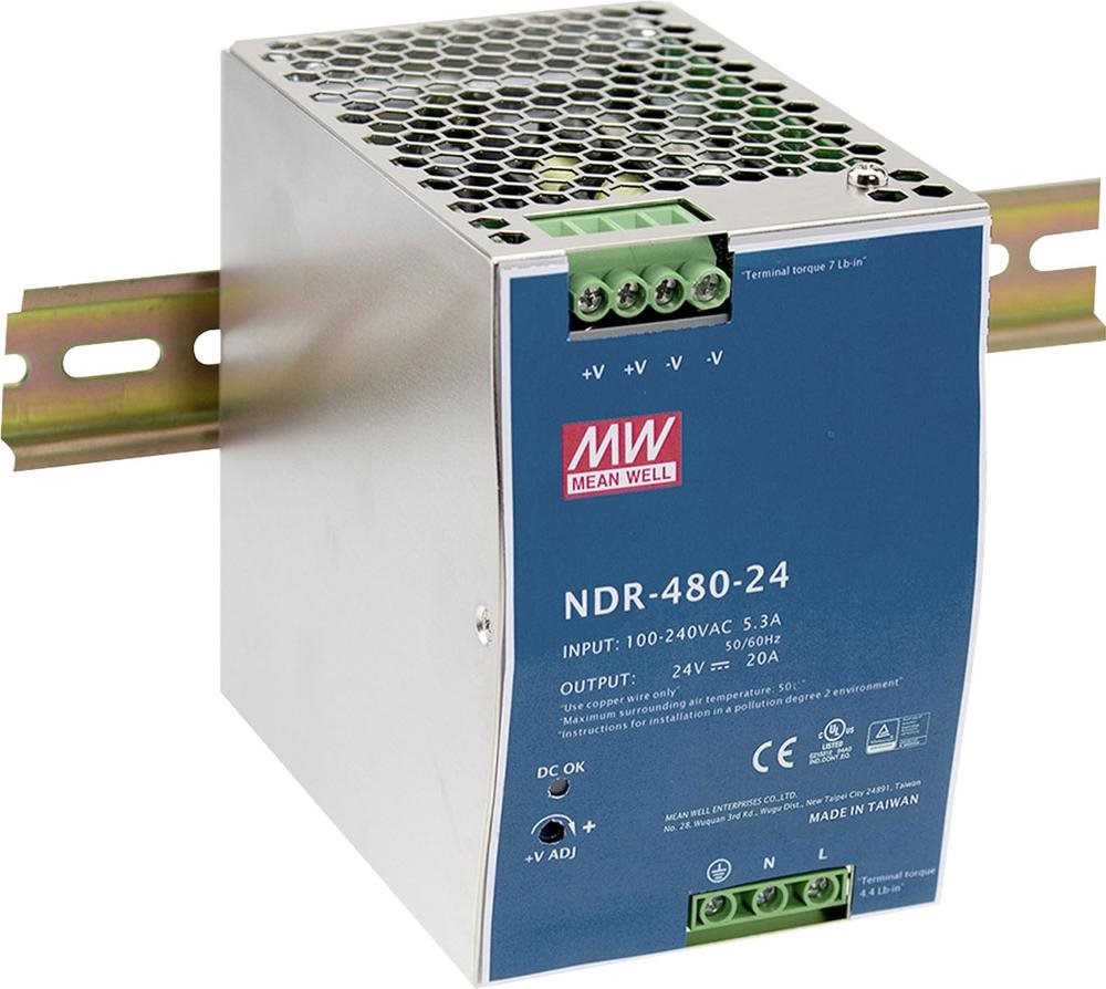 Mean Well NdR-480-24 Netzteil & Spannungsumwandler (ndR-480-24)