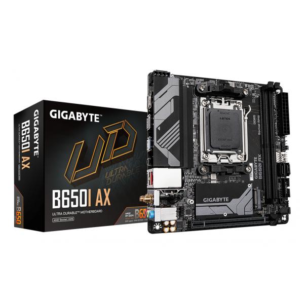 Gigabyte B650i Ax Scheda Madre - Amd Ryzen Serie 9000, Vrm A 5+2+1 Fasi, Fino A 6400 Mhz Ddr5 [oc], 1xpcie 4.0 M.2, Lan 2,5 Gbe, Wifi 6e, Usb 3.2 Gen