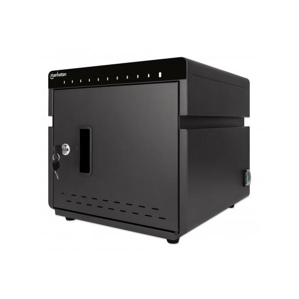 Manhattan 715942 Portable Device Management Cart& Cabinet Armadio Per La Gestione Dei Dispositivi Portatili Nero (charging Cabinet/cart Via UsB-C X10