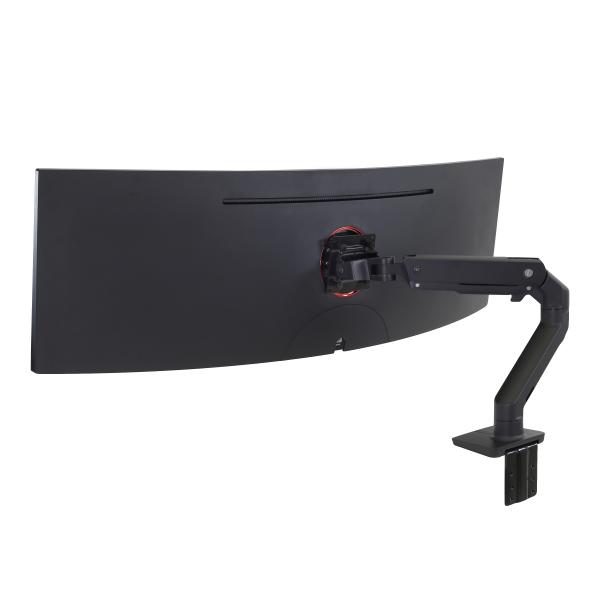 Ergotron Hx Series 45-647-224 Supporti A Parete Per Tv 124,5 Cm [49] Scrivania Nero (hx Desk Monitor Arm W/hd Pivot Blk)