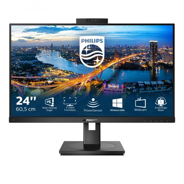 Philips B Line 242b1h/00 Monitor Pc 60,5 Cm [23.8] 1920 X 1080 Pixel Full Hd Led Nero (philips 242b1h - Led Monitor - 24 - 1920 X 1080 Full Hd [1080p