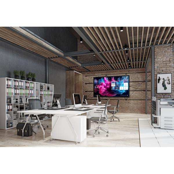 Avocor AvH-8620 Lavagna Interattiva 2,18 M [86] 3840 X 2160 Pixel Touch Screen Acciaio Spazzolato (avH-8620 Avocor H-20 Series 86 4k Pcap Led Interac