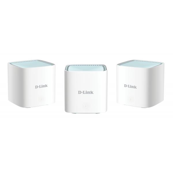 D-Link Eagle Pro Ai Ax1500 DuaL-Band [2.4 Ghz/5 Ghz] WI-Fi 6e [802.11ax] Bianco 1 Interno (eagle Pro Ai Ax1500 Mesh - System - 3 Pack - Warranty: 24m)