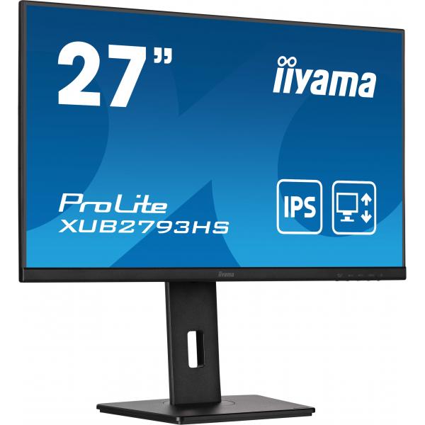 Iiyama Prolite Xub2793hS-B7 Monitor Pc 68,6 Cm [27] 1920 X 1080 Pixel Full Hd Led Nero (27 Prolite Xub2793hS-B7 Monitor - 27 Black Ips Led Monitor fu