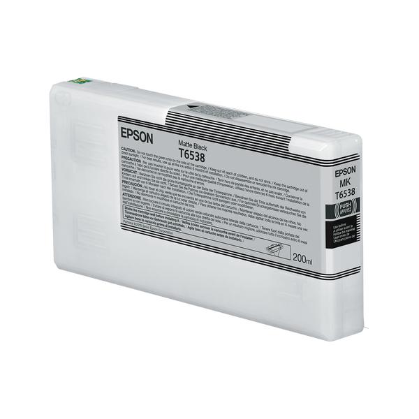 Epson C13t65380n Cartuccia D'inchiostro 1 Pz Originale Nero Opaco (t6538 Matte Black Ink Cart - 200ml)