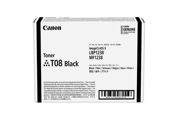 Canon T08 - Schwarz - Original - Tonerpatrone - Für I-Sensys X 1238i, X 1238if, X 1238p, X 1238pr
