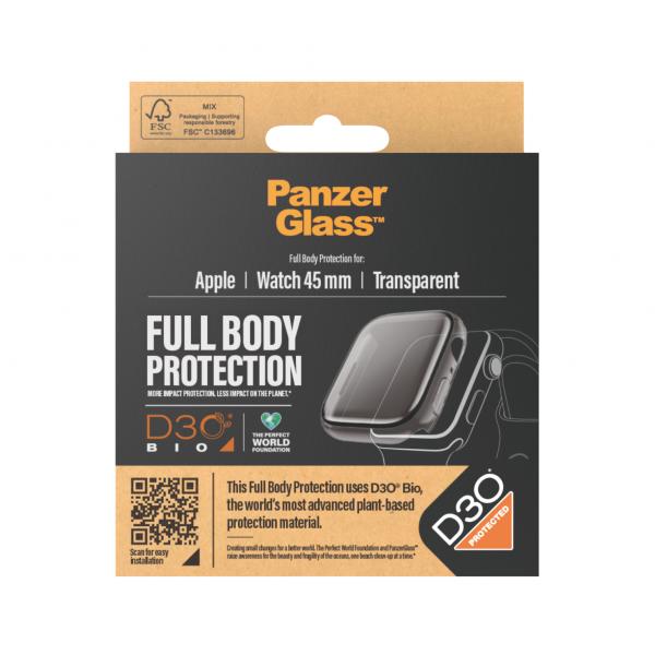 Panzerglass Apple Watch Full Body Case D30 Trasparente Vetro Temperato, Polietilene Tereftalato (pet) - Image 3